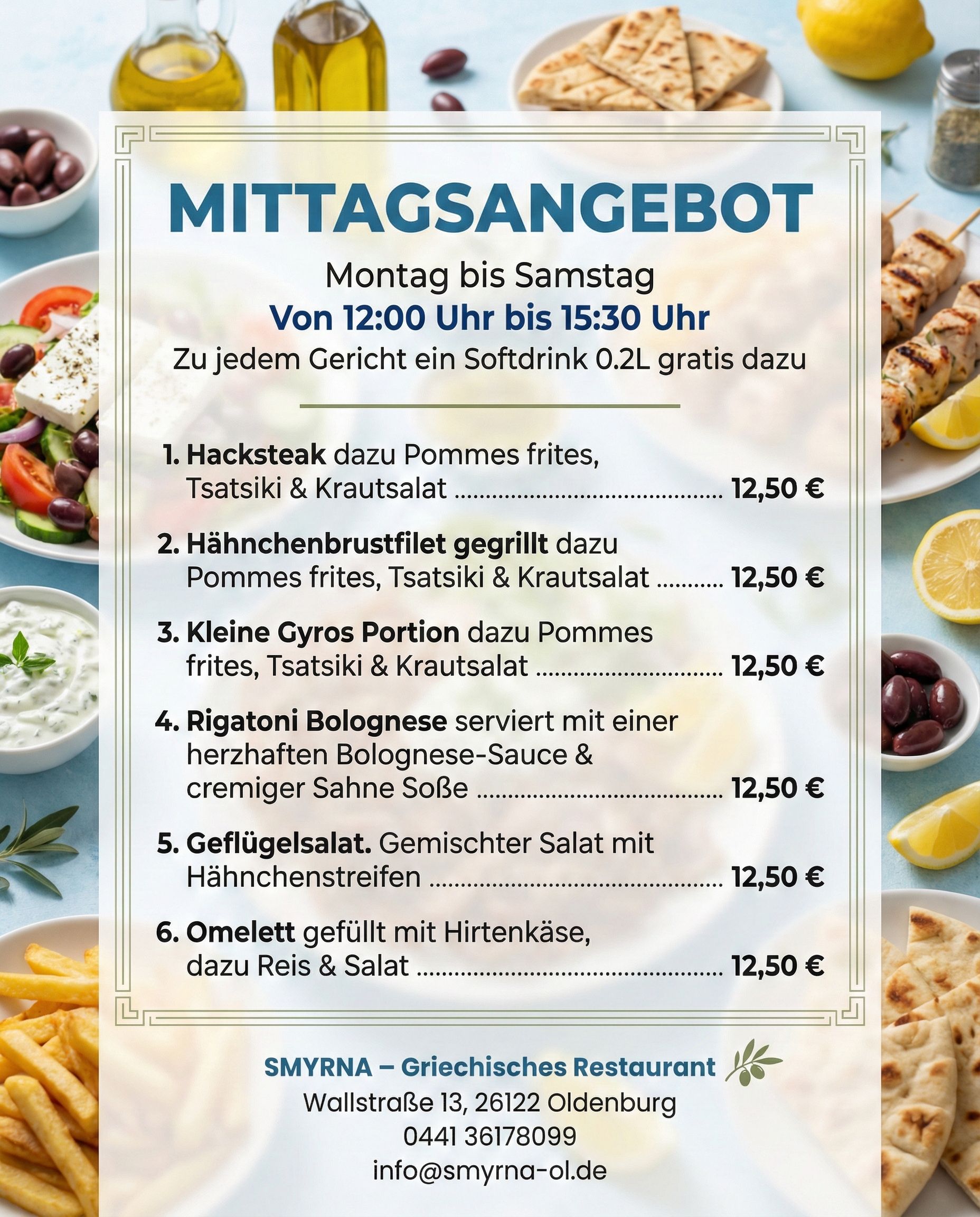 MITTAGSANGEBOT